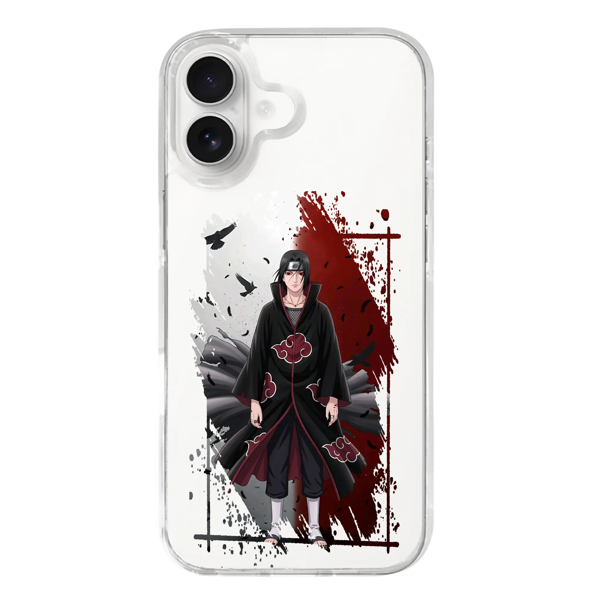 ナルト グッズ うちは イタチ - iPhone 17シリーズ 透明スマホケース – 薄型・耐衝撃・精密フィット保護カバー